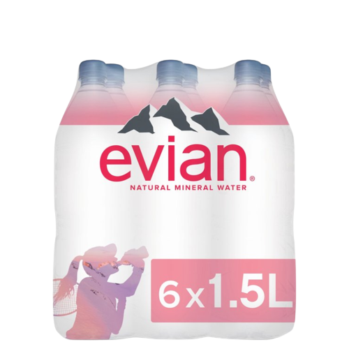 Evian Water 6x1.5ltr